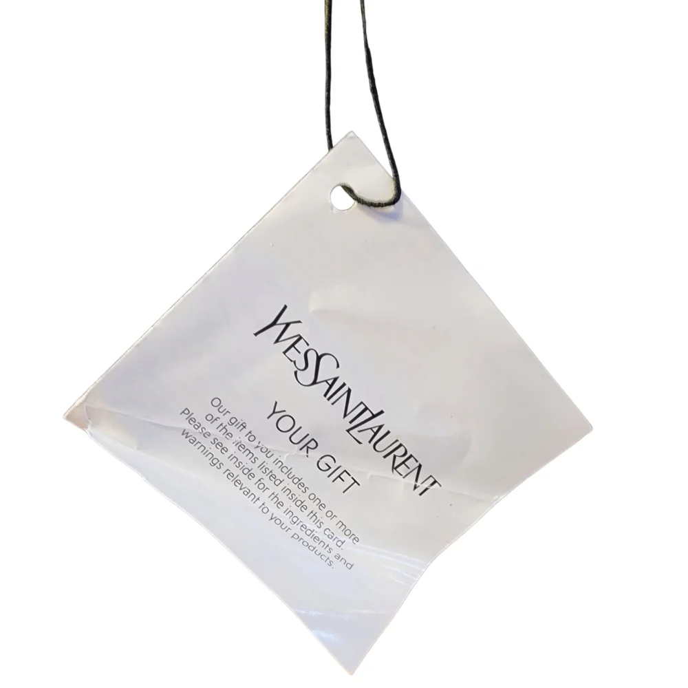Yves Saint‎ Laurent Elegant White Gift Tag
